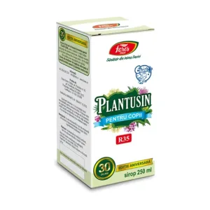 Plantusin pentru Copii, R35, sirop tuse, cu fructoză - Fares
