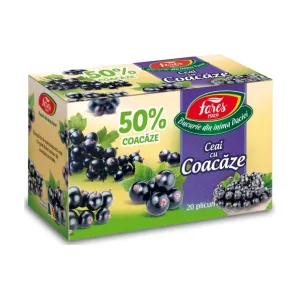 Ceai cu coacăze 50%, ceai la plic - Fares