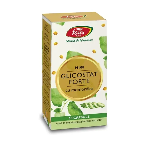 Glicostat Forte cu Momordica, M108 - Fares