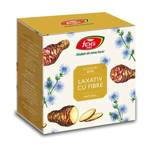 Laxativ cu fibre, D155, complex - Fares