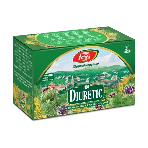 Diuretic, U101, ceai plic - Fares