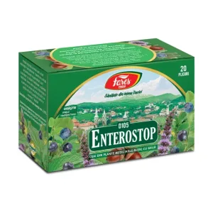 Enterostop, D105, ceai la plic - Fares