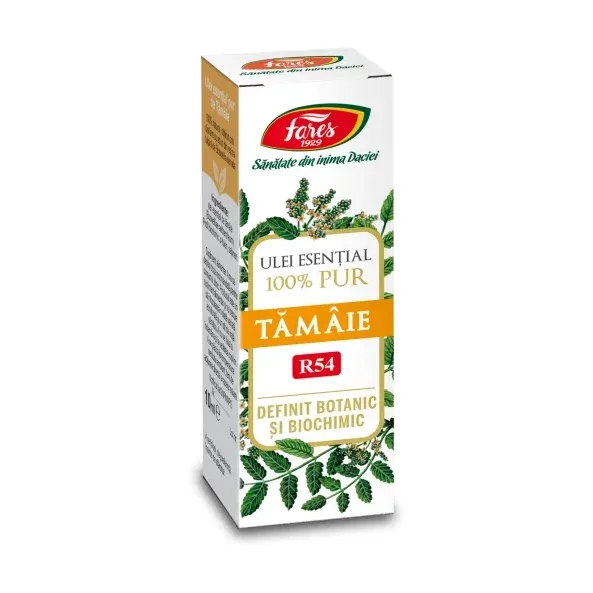 Tămâie, R54, Ulei esențial 100% pur, definit botanic și biochimic - Fares