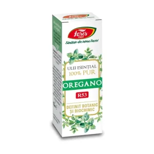 Oregano, R53, Ulei esențial 100% pur, definit botanic și biochimic - Fares